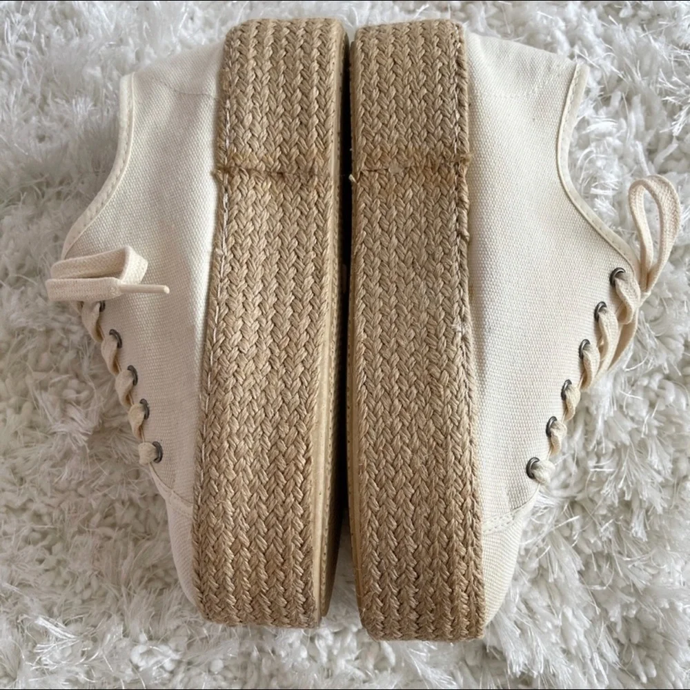 Pull & Bear women fashion platform sneakers size 6.5
